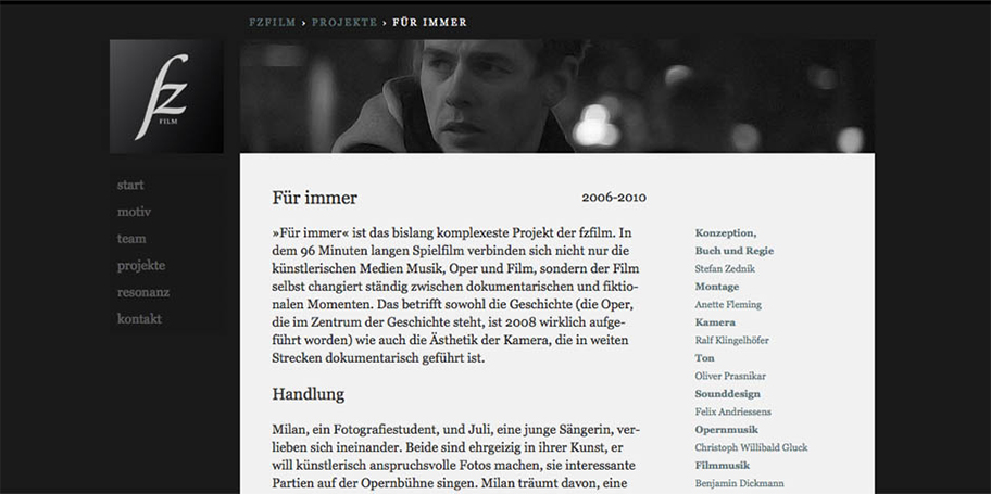 fz-film, website.