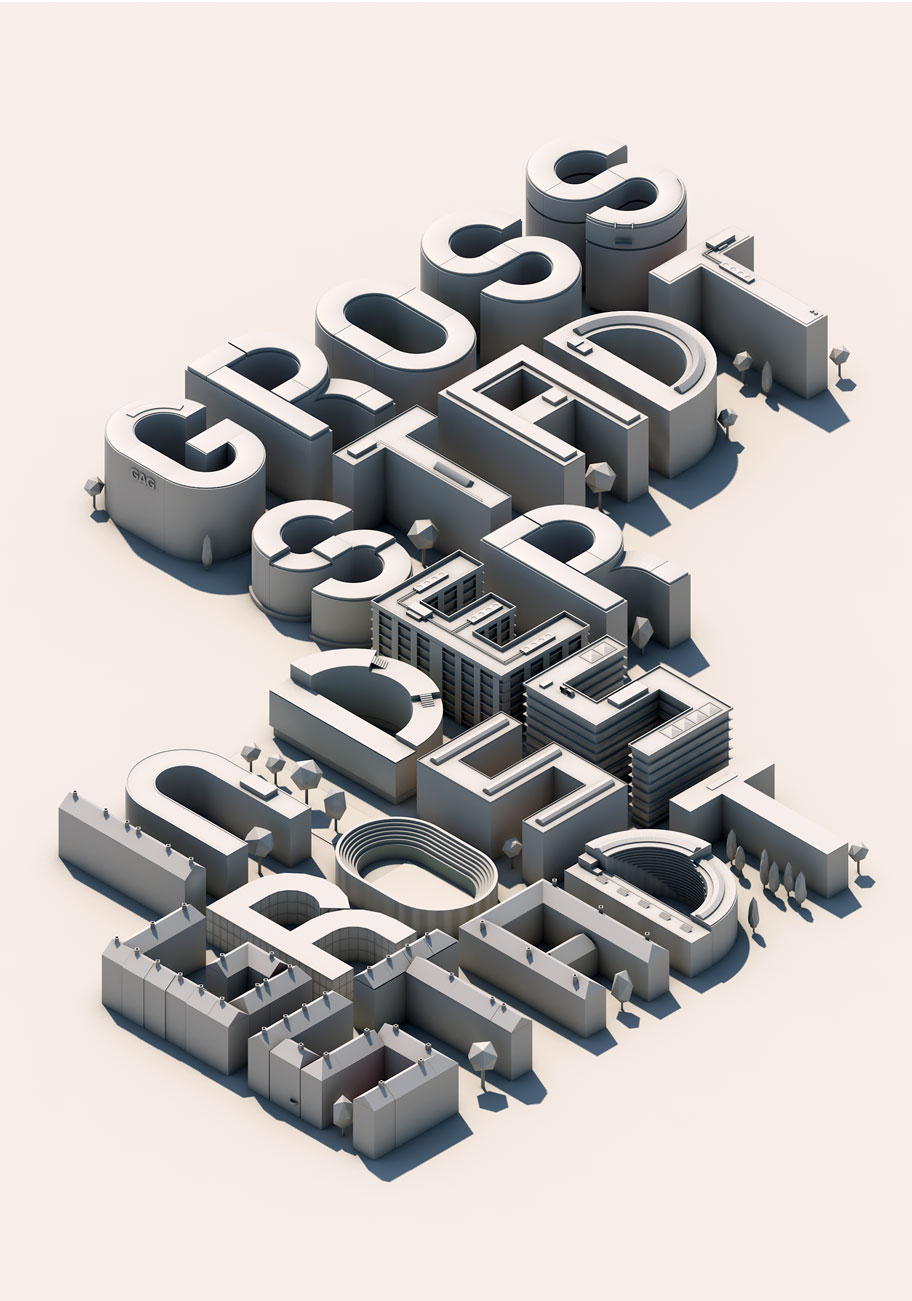 Typotecture, final version, untextured.